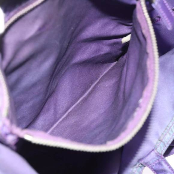 PRADA robot Tote Bag Nylon Purple Auth th4114 - Picture 11 of 16